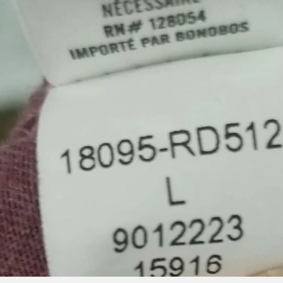 Bonobos Men's Slim Fit Purple/Plum Vneck Short Sleeve Tshirt Size Large - Picture 6 of 7